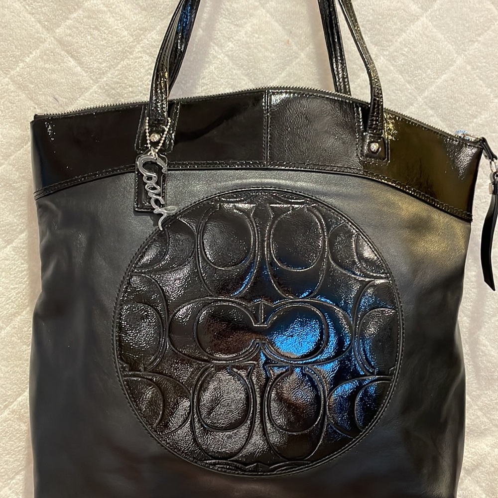 Coach Leather Tote - Picture 2 of 6